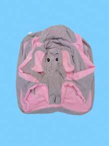 1pc Only Cover Toddler Anti-Fall Training Sitting Posture Sofa, Enlarged And Thickened Toddler Learning Seat. Baby Sofa Seat Cover. Filling Is Not Included Baby Sofa Support Seat Cover Baby Plush Chair Learning To Sit Comfortable Toddler Nest Puff Washable Without Filler - Pink - View 6