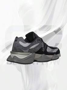 New Balance 9060 Black Castlerock Grey-Men's /Women's Lifestyle Sneakers – Shoes For Man/Woman-Vintage-Spring & Summer-Inspired Running Shoes, Shock-Absorbing Comfort, Gym To Streetwear Casual Wear-Easter Gift–U9060BLK - Black/Castlerock - View 3