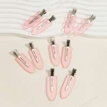10 Stück/Set Niedliche schmerzlose dekorative Haarspangen für Damen, unsichtbare Haarklammern für Pony, Barrettes, Haarspangen, Alligator Haarklammern