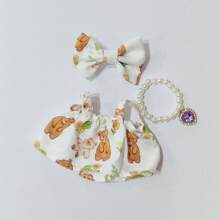 [Outfit + Collana solo] Vestiti compatibili con la bambola da 17 cm, accessori per vestire, con gonna alla moda, per bambole di 1a, 2a e 3a generazione, bambole Blindb, tuta, outfit estivo