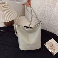 Women Shoulder Bags - 咖色小號 - 查看 3