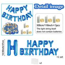 40 Inch Large Numbers Balloons ,Foil Mylar Big Number Balloons For Birthday Party Supplies Decorations - Blue - View 21