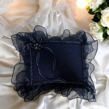 Cushion For 15th Birthday, Cushion For Quinceañera, Ceremony In Church, Many Colors - Navy Blue - View 2