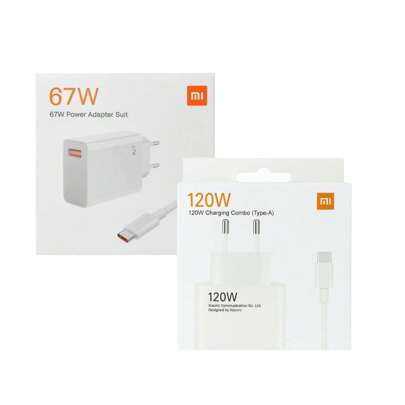 Carregador Turbo  67W ou 120W Completo Power + Cabo USB Tipo-C