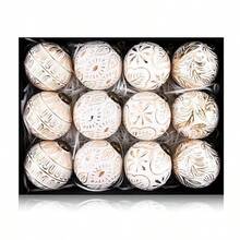 8CM/12PCS RETRO CHRISTMAS BALL SET DECORATIONS CHRISTMAS INDOOR HOLIDAY CHRISTMAS TREE ORNAMENTS HANGING BALLS Home Decor Christmas Decorations Room Decor Winter Christmas Decorations Home Christmas Gifts Christmas Decor - Multicolor - View 10