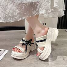 Women Home Slippers - 黑色 - 查看 1