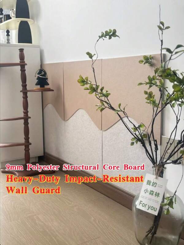 1 Piece Wall Mounted Soft Cushion Padding Anti-Collision Wall Protector, Reusable Home/Office Decorative Bulletin Board, Self-Adhesive Felt Wall Sticker For Covering Wall Imperfections, Suitable For Bedroom, Study, Living Room, Entryway, Office
