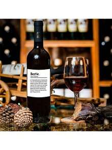 Funny Happy Birthday Bottle Label, Wine Labels Self-Adhesive For Wine, Suitable For Men And Woman, Bestie Sister Friendship Gift For Women Lady, Birthday Gift Wine Bottle Stickers For Friends, Cheap Stuff, Weird Stuff, Cute Aesthetic Stuff, Cool Gadgets, Unusual Items - Multicolor - View 4