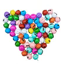 15/30 Pieces Small Metal Bells Home Decoration Jewelry Metal Bell Diameter Crafts, Colorful Metal Bells - Necklace Accessories For Cats And Dogs, Candy Color Bells, Multifunctional Decorative Bells, Can Be Used For Training Toys & Pet Decorations, 22MM Colorful Porcelain Bell Pendant Perfect For DIY Christmas Decorations, Keychains & Jewelry Accessories, Christmas Decorations, DIY Keychains, Holiday Parties & Pet Collars