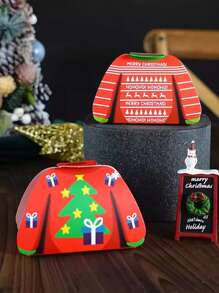 6 pezzi Scatole regalo decorative natalizie fai-da-te