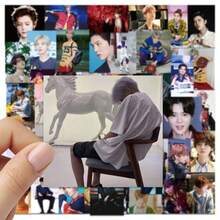 50张唱歌跳舞歌手的手帐贴纸，防水贴纸，高颜值歌手和明星的支持贴纸，奶茶杯贴纸，行李箱装饰贴纸，手机、平板电脑和笔记本电脑的防水装饰贴纸，送给爱人或家人的完美礼物【开学季】【万圣节】【演唱会支持贴纸】