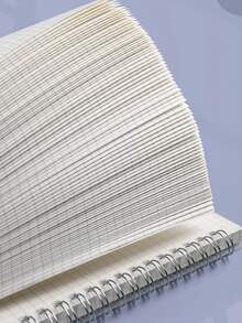 螺旋网格笔记本、顶线安装笔记本、网格笔记本、速记笔记本、记事本、适合素描的网格纸、绘图办公用品、网格笔记本、高中、大学、学习笔记本、网格纸、学校用品、返校