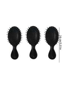 6/12 piezas Espejo de maquillaje pequeño y redondo, plegable y portátil, para uso diario y de viaje, regalo para el Día de la Madre (Negro)