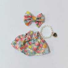 [Outfit + Collana solo] Vestiti compatibili con la bambola da 17 cm, accessori per vestire, con gonna alla moda, per bambole di 1a, 2a e 3a generazione, bambole Blindb, tuta, outfit estivo