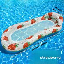 1 pièce Flotteur de piscine gonflable ultra-résistant - Chaise longue en PVC ultra-épaisse, antidérapante et séchage rapide pour adultes - Fête d'été, plage, lac, amusement aquatique dans le jardin - Flotteurs de piscine pour adultes - Chaise longue gonflable - Chaise flottante - Bouées de piscine - Flotteurs de piscine d'été