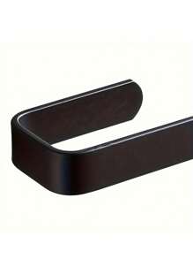 Wall Mounted Plastic Tissue Holder, No-Drill Bathroom Tissue Roll Holder, Practical Storage Organizer - 1pc