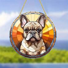 2D retro farbige Dackel Fenster Deko Anhänger aus Acryl, Deko Anhänger für Feiertage und Partys, Auto Innenraum Deko, verschiedene Tier Anhänger zur Auswahl, geeignet für Hunde- und Tierliebhaber