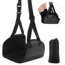 Reposapiés de avión, hamaca, asiento de viaje para coche, almohadilla para reposapiés, tren ajustable, almohadas portátiles para dormir, accesorios 0YAO - BK - Ver 9