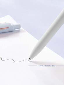 Bolígrafo de punta de bala de material metálico de 0,5 mm con botón pulsador de alta calidad y apariencia personalizable, logotipo personalizable, bolígrafo de firma publicitario, de vuelta a la escuela, decoración de oficina - Multicolor - Ver 3