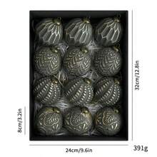 12 Stücke 8cm Mehrfarbiges Set Antike Weihnachtskugeln Weihnachtsbaumschmuck Weihnachtskugel Set, geeignet für Feiertags-Dekoration, hochwertige Ornamente Heim-Dekoration Weihnachtsdekorationen Raumdekoration Weihnachtsdekorationen Zuhause Weihnachtsgeschenke Weihnachtsdekoration - Verschiedenfarbig - Übersicht 10