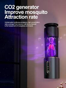 OBOVAY USB Powered Mosquito Killer Lamp, Insect Fly Trap Camping Lantern With Timing Function, Outdoor Electric Mosquito Swatter And Insect Repellent