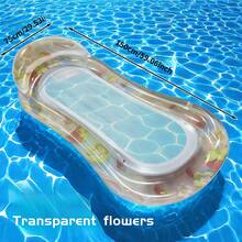 1 pièce Flotteur de piscine gonflable ultra-résistant - Chaise longue en PVC ultra-épaisse, antidérapante et séchage rapide pour adultes - Fête d'été, plage, lac, amusement aquatique dans le jardin - Flotteurs de piscine pour adultes - Chaise longue gonflable - Chaise flottante - Bouées de piscine - Flotteurs de piscine d'été