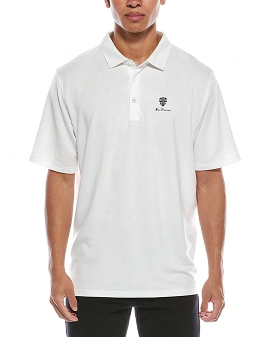 Ben Sherman Sports Fit Polo Shirt - 白色 - 查看 1