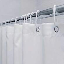 1/4 Piezas Juego de baño con Estampado de Flores de Cerezo que incluye Cortina de Baño, Alfombra de Baño, Alfombra en Forma de U para Inodoro, Cubierta para Tapa de Inodoro, Cortina de Ducha Impermeable, Cortina de Moda, Cortina Divisoria de Baño Moderna, Sin Necesidad de Perforar, Poliéster, Lavable a Máquina