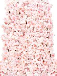 1PC/3/6PCS人造花、樱花、藤蔓、家居装饰、卧室装饰、DIY花环材料、情人节、新年装饰、生日派对装饰、婚礼场地搭配、户外花园装饰材料 - 彩色 - 查看 1