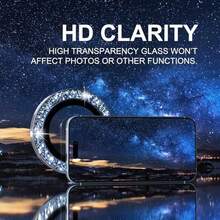 BOLLYMORE 3片装相机镜头保护膜,兼容 16/16E及11-15系列 - 9H钢化玻璃+时尚防刮保护壳,包含全套清洁工具,是送给父母/朋友的完美礼物(安装简便,兼容手机壳)。适合日常保护、办公和居家使用。闪亮水晶手机摄像头保护套,防水、防震、防摔、防指纹,全覆盖。 - 藍色 - 查看 5