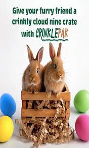 CrinklePak 10 LB USA Made Crinkle Paper Filler | Paper Shred Filler For Shipping Packages, Gift Wrap, Great Packing Paper For Gift Basket Filling, Birthdays, Weddings, And Anniversaries | Kraft - Easter - View 7