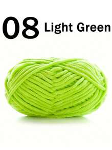 1/2 piezas de hilo de terciopelo suave, 50g/pieza, 60m/pieza, hilo grueso de punto medio hecho a mano DIY, hilo Popsicle, hilo de poliéster grueso y suave, adecuado para manualidades DIY, adecuado para tejer y ganchillo de bufandas, sombreros, zapatos, bolsos, cojines, muñecas, mantas, pantuflas