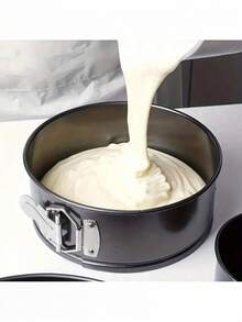 1个弹簧烤盘，4/7/8英寸碳钢，慕斯蜂窝碳钢烤盘，蛋糕模具，烤盘，烘焙模具，烘焙用品，烘焙设备，烘焙配件，硅胶模具，空气炸锅，厨房配件，蛋糕托盘，糕点店