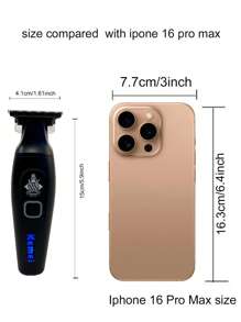 Kemei KM-1747 Tondeuse à cheveux professionnelle Nouvelle tondeuse à barbe électrique pour hommes Lame T à coupe zéro Tondeuse à cheveux avec espaceur de 0 mm Tondeuse sculptante pour barbier Utilisation domestique Cadeau d'anniversaire pour hommes Design