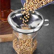 1 Pcs Heavy Duty Stainless Steel Wide Mouth Funnel With Handle -  304 Can Funnel, Suitable For Cooking Oil, Jam, Sauce, Pickles - Compatible With Wide Mouth/Medium Mouth Jars And Bottles - Easy Pour Kitchen Tool, Canning Supplies, Wide Mouth Canning Funnel, Canning Tool, Funnel With Strainer, Cooking Equipment, Wide Mouth Funnel For Canning, Wide Mouth Funnel For Filling Jars, Cooking Oil Filter, Pour Over Coffee, Kitchen Strainer, Pour Over Coffee, Canning Funnel With Strainer, Cooking Tool, Cooking Strainer, Wide Mouth Canning, Funnel With Filter, Kitchen Funnel Wide Mouth, Drip Coffee, Wide Mouth Canning Funnel, Food Oil Filter - 不銹鋼漏斗-1個 - 查看 4