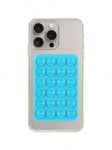 1 pieza Funda de teléfono cuadrada de silicona con ventosa, ventosa grande de silicona de 24 cm, accesorio de teléfono antideslizante de silicona con ventosa, compatible con iPhone y fundas de teléfono, utilizado para selfies y videos