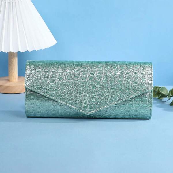 Leather Crocodile Clutch Bag Fashion Single Shoulder Crossbody Bag Women's Bag Senior Texture Women's Fancy Wedding Party Gift Bags