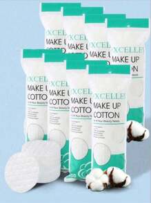 300/400 piezas de Almohadillas de algodón faciales desechables y redondas para eliminación de maquillaje, imprescindibles para volver al colegio, de doble uso con un grosor de tres capas de algodón, herramientas de limpieza facial para limpieza de la piel, eliminación de maquillaje, adecuado para todo tipo de pieles y para hombres y mujeres, apto para eliminación de maquillaje, maquillaje de ojos, rímel y esmalte de uñas, cuidado diario de la piel, ideal para uso en casa, viajes, dormitorio y vacaciones.