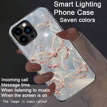 Una funda de teléfono de alta calidad hecha de plumas y material de alambre plateado, una funda de protección creativa clásica y elegante, diseño a prueba de golpes y anticaídas, resistente a la suciedad y duradera, adecuada para  17/17 Pro/17 Pro Max/17 Air/ 16/16 Pro/16 Pro Max/16 Plus/ 15/15 Pro Max/15 Pro/15 Plus/ 14/14 Pro/14 Plus/14 Pro Max/ 13/13 Pro/13 Pro Max/12/12 Pro/12 Pro Max/11/11 Pro/11 Pro Max/XR/X/XS/XS Max. Es el regalo de cumpleaños perfecto para novias, novios, esposos, esposas, amigos o para uno mismo, innovador y a la moda, adecuado tanto para hombres como para mujeres - tecnología que brilla en la oscuridad, diseño elegante durante el día y mayor visibilidad por la noche. - Plata 2105 - Ver 4