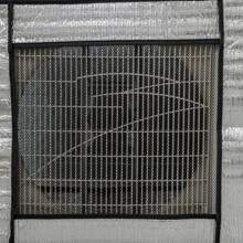 Cubierta de unidad exterior de aire acondicionado de aluminio de verano para protección solar, impermeabilización y prevención de polvo. - Gris - Ver 6