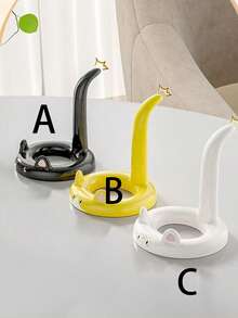 1pc Cute Cat Phone Stand, Creative Desk Decor Accessory Holder For Streaming, Dorm Room Bedside