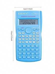 Calculadora científica de una pieza para estudiantes, función contable, electrónica, para finanzas, exámenes universitarios, exámenes de posgrado, útiles escolares, de vuelta a la escuela - Rosa - Ver 4