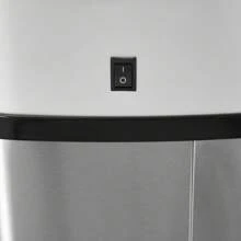 Stainless Steel Sensor Dustbin Automatic Touchless Trashcan Rubbish Garbage Waste Bin 58L Silver - 1 - View 6