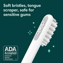 Toothbrush For Adults With Timer - Includes Extra Brush Head And Travel Cover Mount - Electric, Soft Bristle Refill Head, Metal Handle, 3 Month Battery Life - Travel Toothbrush - Silver - 石板 - 查看 4
