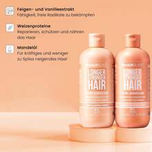 HAIR BURST Shampoo & Conditioner Set For Dry Hair - Color Protection & Intensive Care, Free From Parabens, Silicones & SLS, With Almond Oil, Vanilla Extract & Amino Acids (2 X 350 Ml)