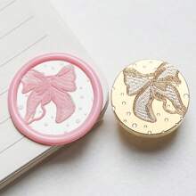1 Pc, Knitted Series Wax Sealing Stamp Head, Suitable For Envelope Letter Paper/Wedding Invitation Letter/DIY Craft Stamp Decoration/Gift Decoration/Various Holiday Gifts,For School Supplies,Back To School
