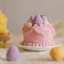 1 支 3.15 英寸 * 2.95 英寸草莓蛋糕奶油糖霜大豆蜡烛,可爱的生日礼物,房间装饰,毕业礼物,婚礼装饰,生日蜡烛,节日礼物 - 彩色 - 查看 20