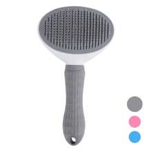 Pet Brusher - One Click Hair Removal Needle Comb With Massage Particles, Excellent Massage Effect, Non-Damaging To Skin, Suitable For Self-Cleaning Combs Of Cats And Dogs, Removing Floating Hair And Hair Removal, Suitable For Long Or Short Hair, Ergonomic Handle Design, Easy To Use, Essential For Keeping Pets, Perfect Gift For Family, Classmates And Friends