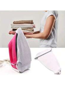 1 Funda protectora ultra suave para plancha de vapor - Resistente al calor hasta 240°C/482°F, base de plancha y tabla de planchar - Protege la ropa de marcas de quemaduras y arrugas, un accesorio de plancha conveniente que hace que la plancha y la plancha de vapor sean sin esfuerzo, fácil de usar