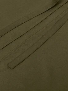 1件针织面料超宽松褶皱中世纪连帽长袍巫师斗篷，适合所有季节，万圣节春季适用 - 彩色 - 查看 3